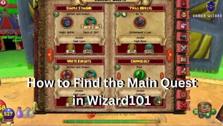 How to Find the Main Quest in Wizard101